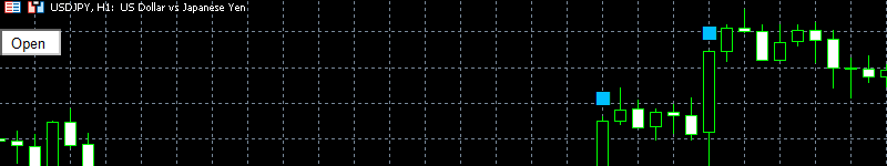 変動アラートのOPENボタン