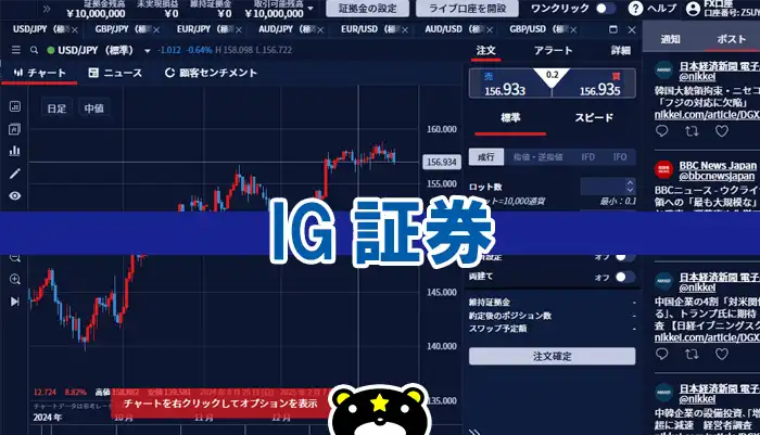 IG証券（バイナリーオプション）