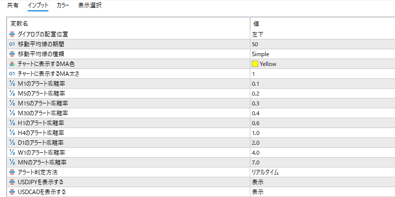 ma-kairi-monitoringのインプット画面