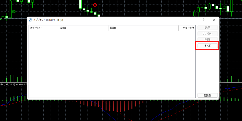 オブジェクトリスト