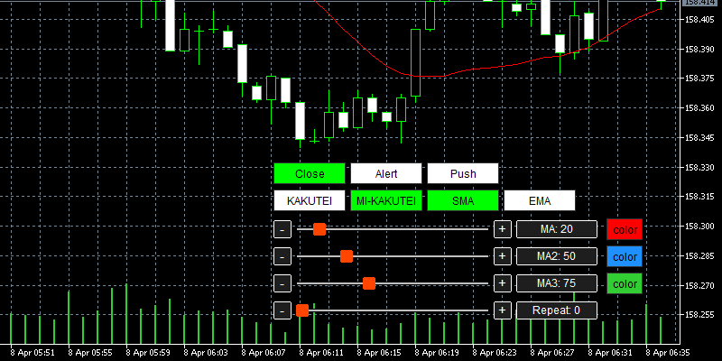 パーフェクトオーダーオンリーのボタン配置