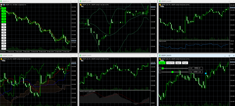 他のインジケーターとの併用が可能