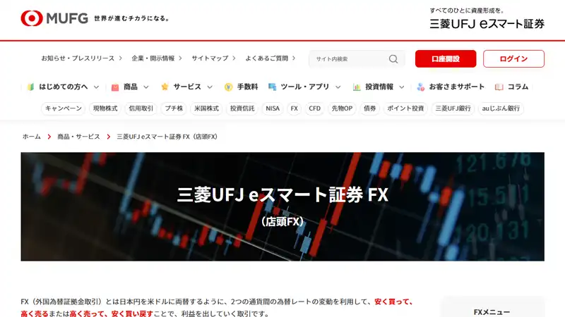 三菱UFJ eスマート証券 FX