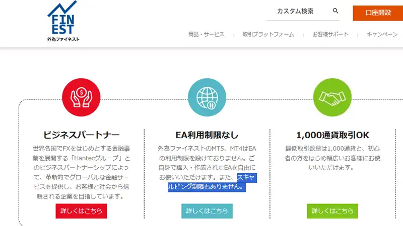 外為ファネストのスキャルピング