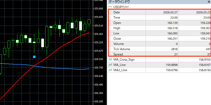 win-loss-checkのデータウィンドウ